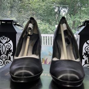 Satin Ancle Strap Pump